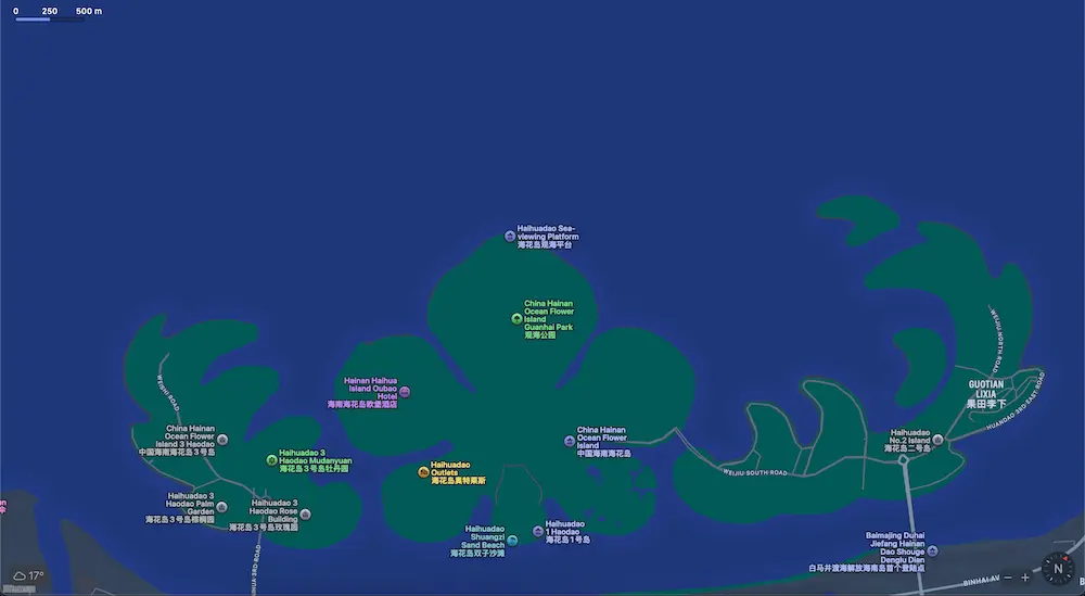 海花岛地图