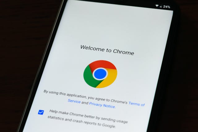 Chrome 浏览器下载后的欢迎页